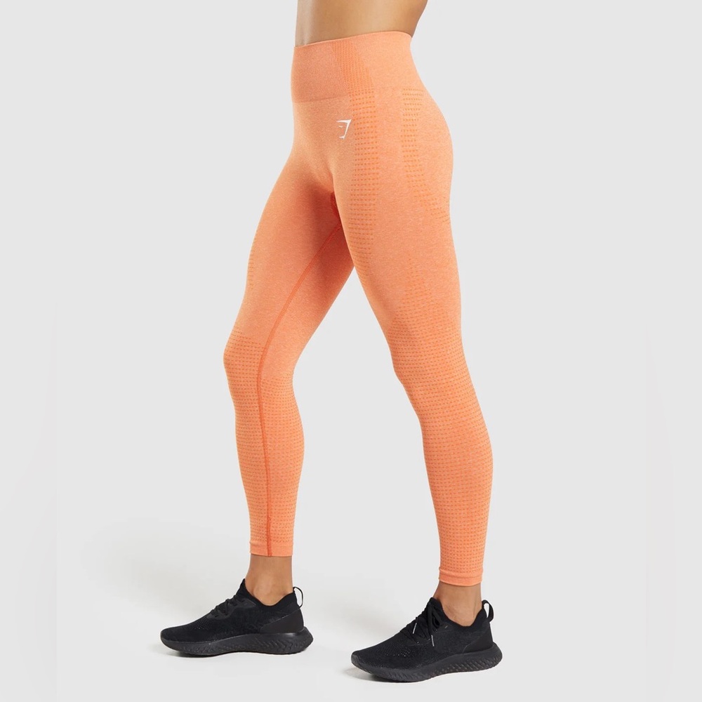 Gymshark Vital 2.0 leggings - apricot orange marl